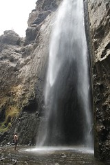 Me entering Copua waterfall - 20 Meters!