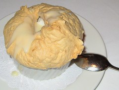 Bread pudding soufflee