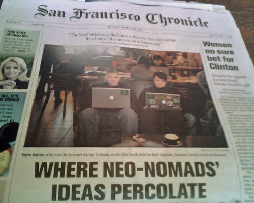 Front page of Chronicle