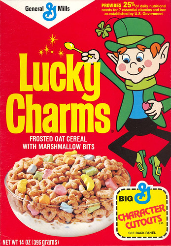marshmallows in lucky charms. Lucky Charms Box w/ Character