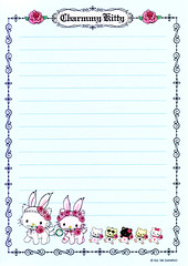 Charmmy 4 (lightning_lover) Tags: sanrio memo kawaii stationery notepaper charmmykitty