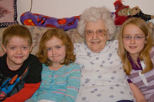 Grandma Maxine and the kids