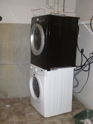 our new washer and dryer
