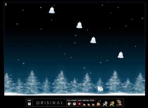 Winterbells - Beautiful Flash game screenshot by gserafini