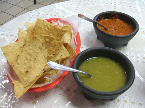 Real chips and salsa