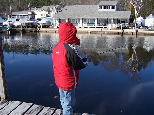 Frozen Austin Making Casts On The Dock