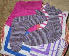 Socks and Mitred Squares