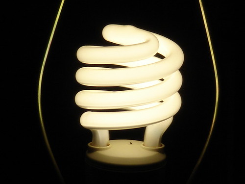 Fluorescent light bulb