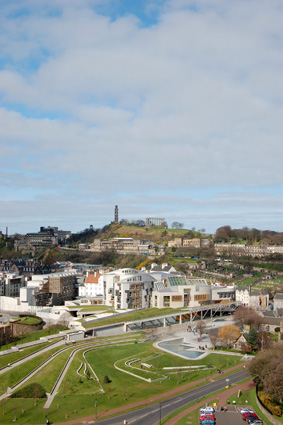 Edinburgh Parliament and Calton Hill