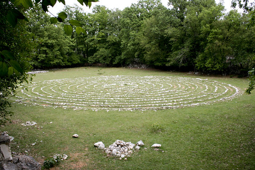 the chartres labyrinth on cres