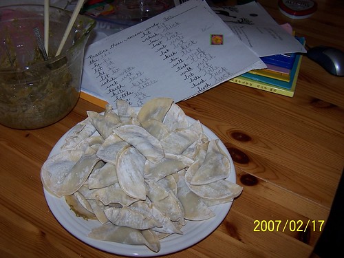 2007 Chinese New Year dumplings