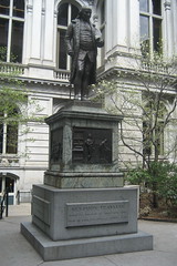Boston - Freedom Trail - Old City Hall - Benjamin Franklin statue by wallyg