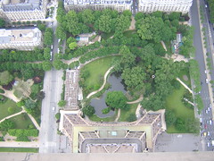 The view from the Eiffel Tower