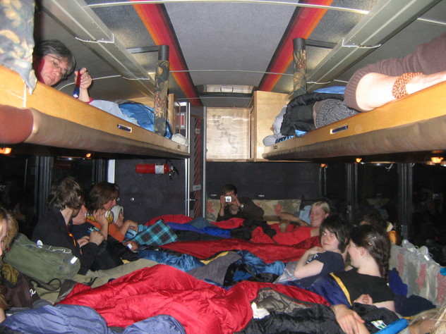 Autobús-cama-comuna del Green Tortoise