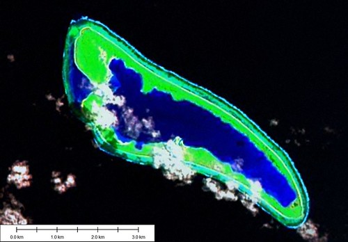 Niumaroro Atoll - Image (Landsat)