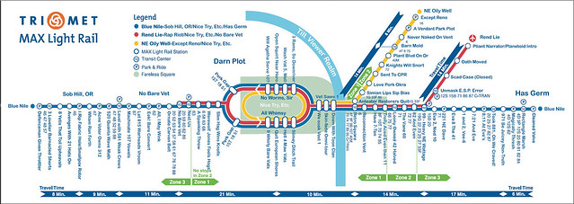 Transit Map Anagrammed