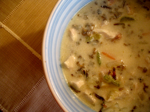 Chicken Wild Rice Soup - I can't imagine winter without a big pot of soup, stew, or chili cooking away all day long. This chicken wild rice soup is perfect for chilly days.