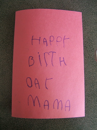 Shannon's Birthday Card from Julia (exterior)