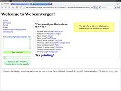Opera in Webconverger 2.12 (experimental)