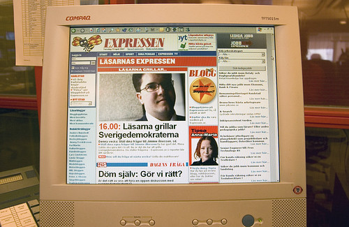 EFIT 2007-04-19, 09:08: Spanar in Expressens nya läsarsatsning. Mycket känns igen.
