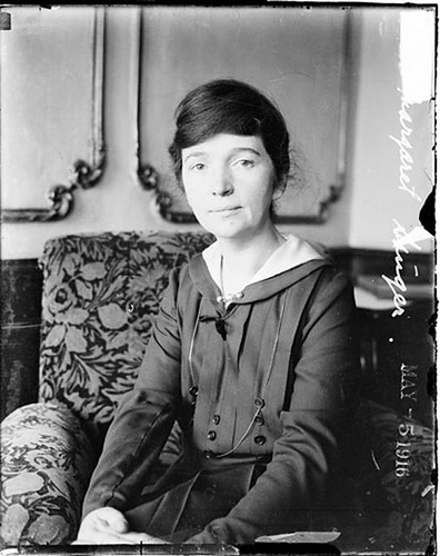 Margaret Sanger, photographed in 1916.