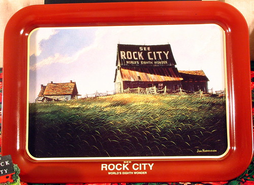 Rock City Tray with the artwork of Jim Harrison