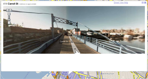 Carroll Street Bridge Google Map