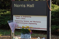 Memorials at Norris Hall