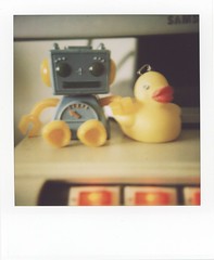 Robot and Duckie