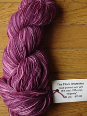 the flock bransonas sock yarn