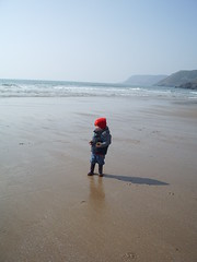 Benjamin at Caswell Bay, Gower