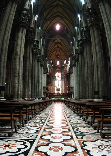 Inside of Il Duomo di Milano, Milano, Italy