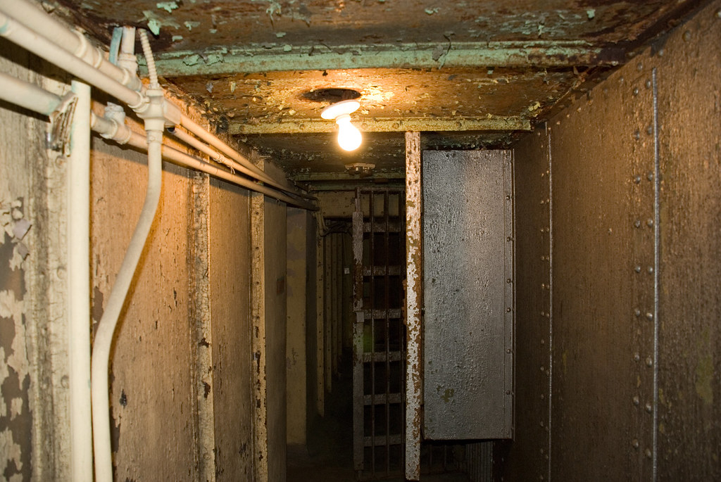 Corridor, old Caldwell County jail
