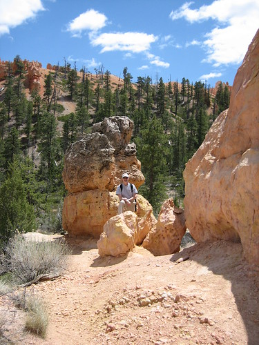 Fitz in front of a "little" hoodoo