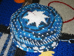 Tapestry Crochet Hat WIP
