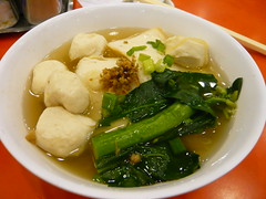 3日目夕飯 魚肉団子麺 in 榮華茶餐廳(尖沙咀)
