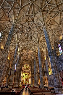 Carved Columns and endless Vaulting at Mosteiro do Jeronimos