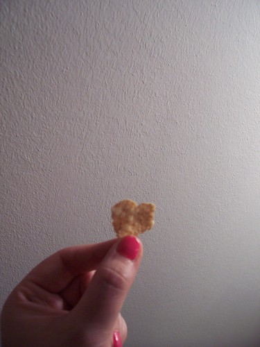 heart shaped cornflake