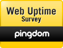 Pingdom web uptime survey