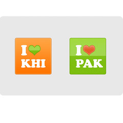 Love Karachi & Love Pakistan Banners
