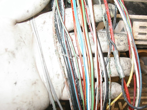 rotten wires need replacing
