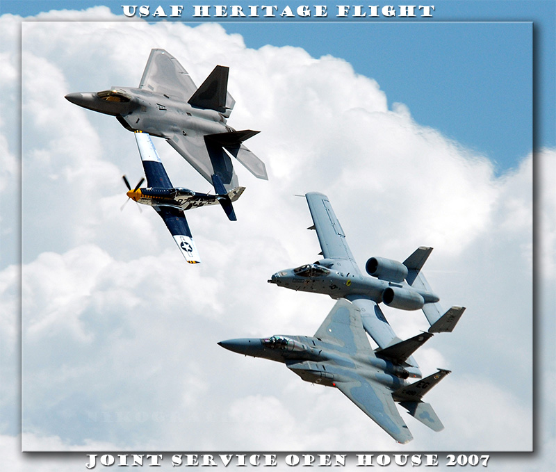 USAF Heritage Flight - JSOH 5/19/2007