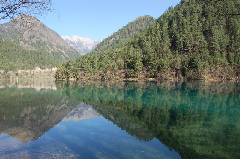 Mirror Lake, Jiuzhaigou, Sichuan, China