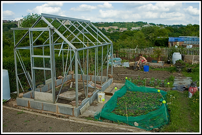 2007-05-20  Allotment - Greenhouse base finished  045 copy