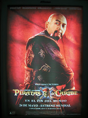 Chow Yun-Fat on Pirates 3 poster
