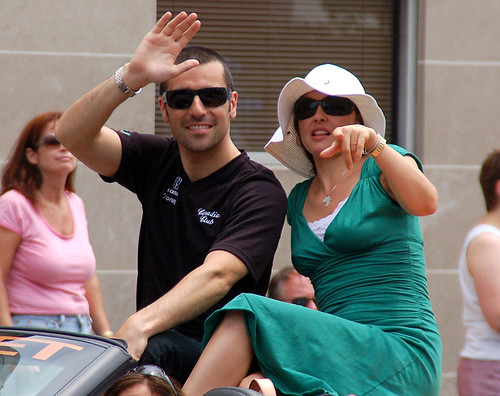 Dario Franchitti and Ashley