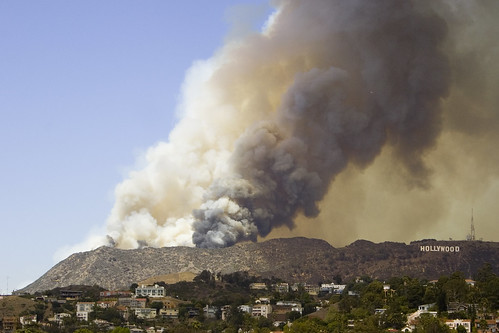 Hollywood Hills Fire 2007