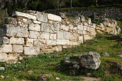 Athens Ruins on Acropolis slope