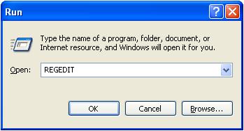  start registry editor form start menu