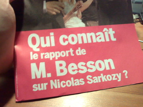 Sarkozy, rapport besson